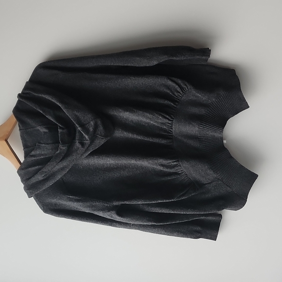 Karen Millen Cropped Zip Knit Hoodie Cardigan - Picture 9 of 9